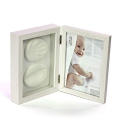 high quality 5x7 inch Baby Handprint Kit & Footprint Double Photo Frame for Newborn Girls and Boys Personalized Baby Gifts